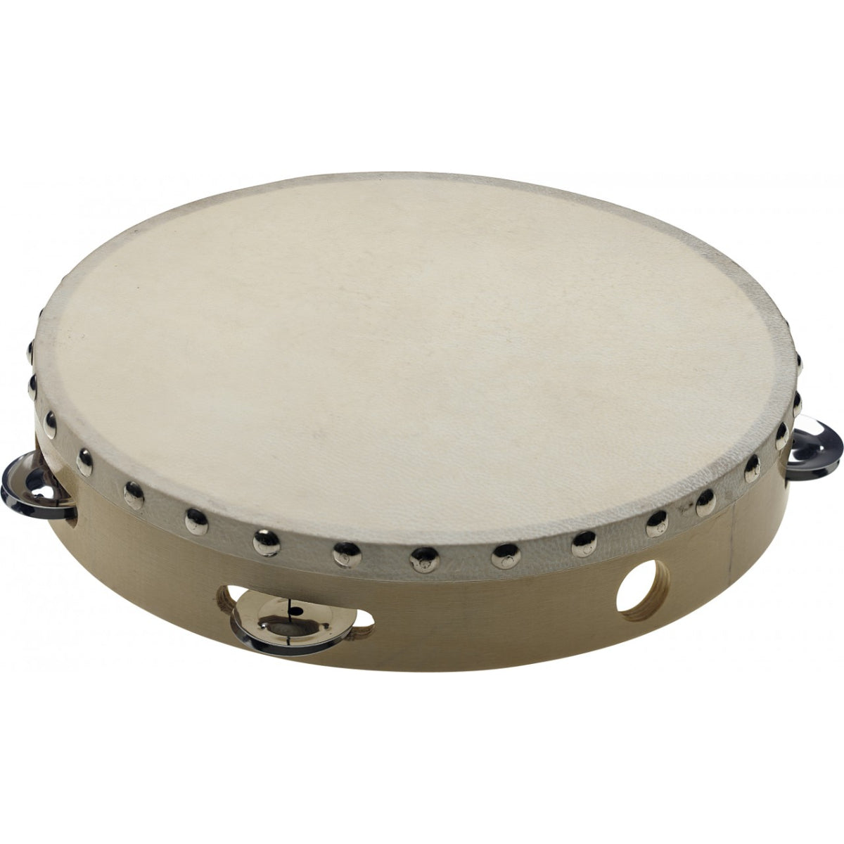 STA-1110 - 10" Pretuned Tambourine, Wood
