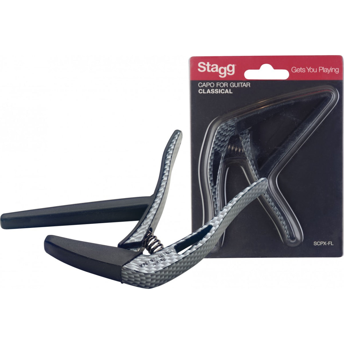 SCPX-FL CARBON Trigger Capo for Classical, Carbon