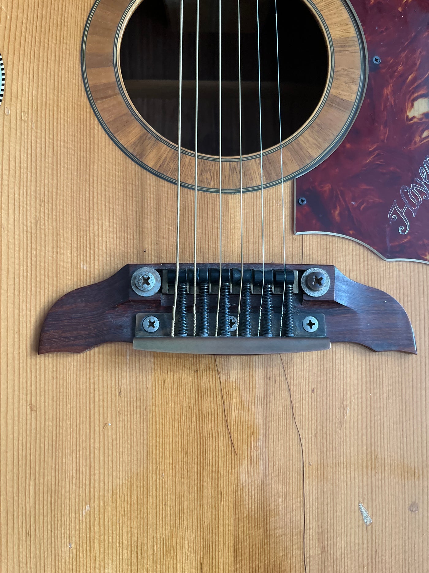 Vintage probably 60s Jumbo Acoustic Guitar, Made in Germany, Used