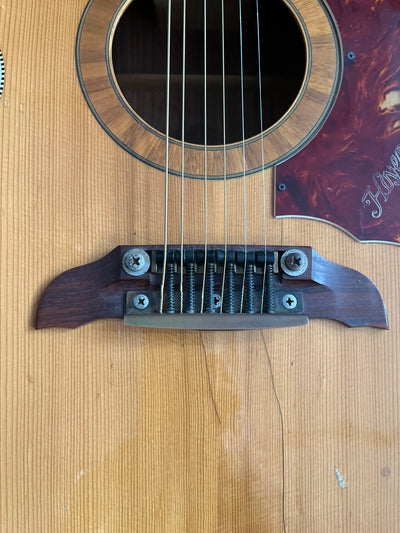 Vintage probably 60s Jumbo Acoustic Guitar, Made in Germany, Used