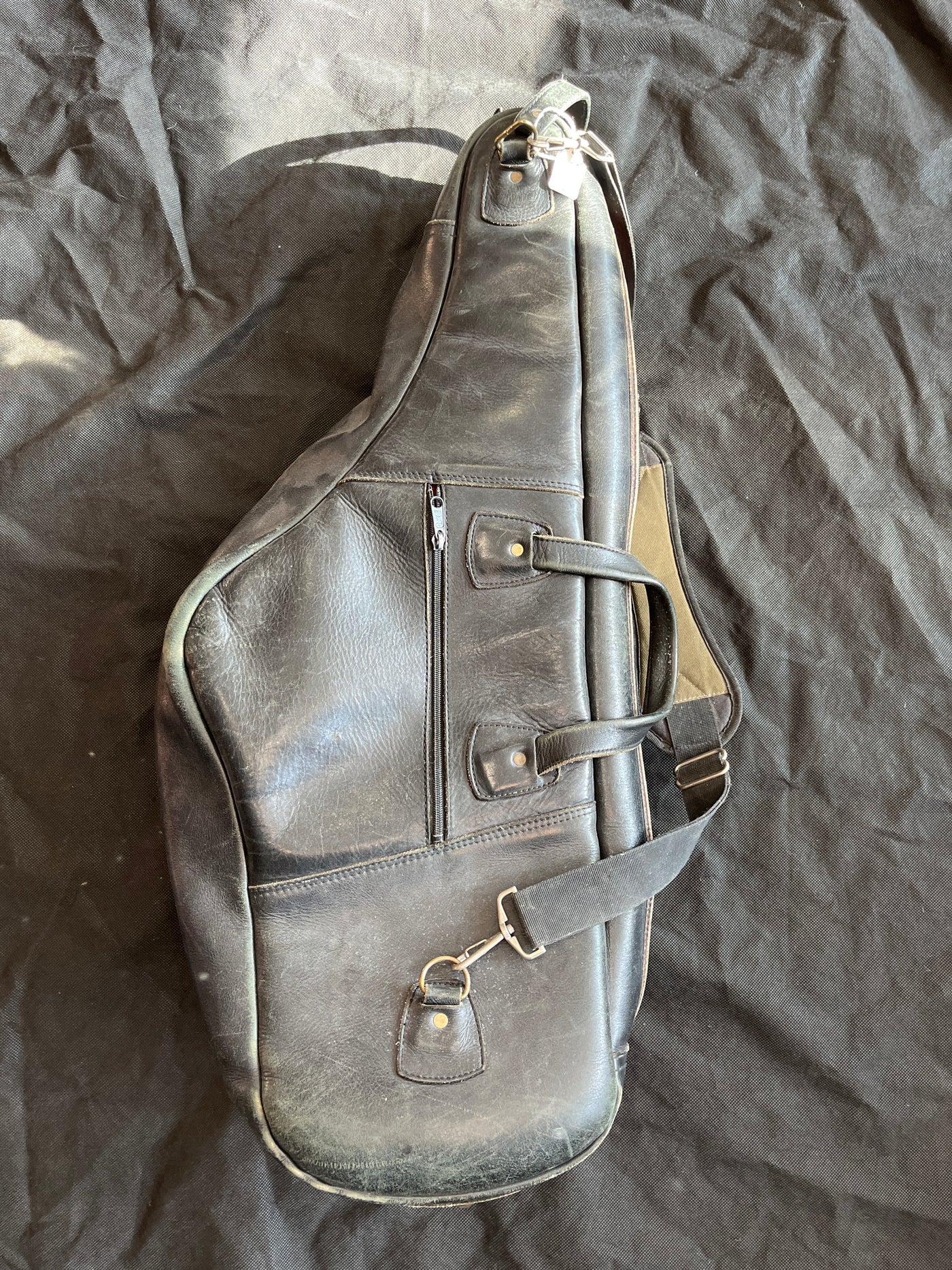 Tenor Sax Leather Gig Bag, Used - AA8A