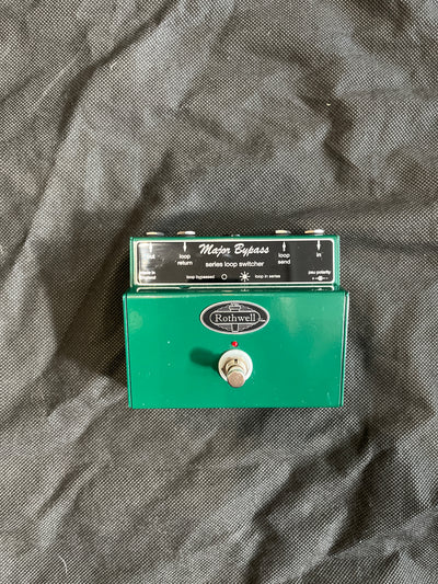 Major Bypass Pedal, Series Loop Switcher Used