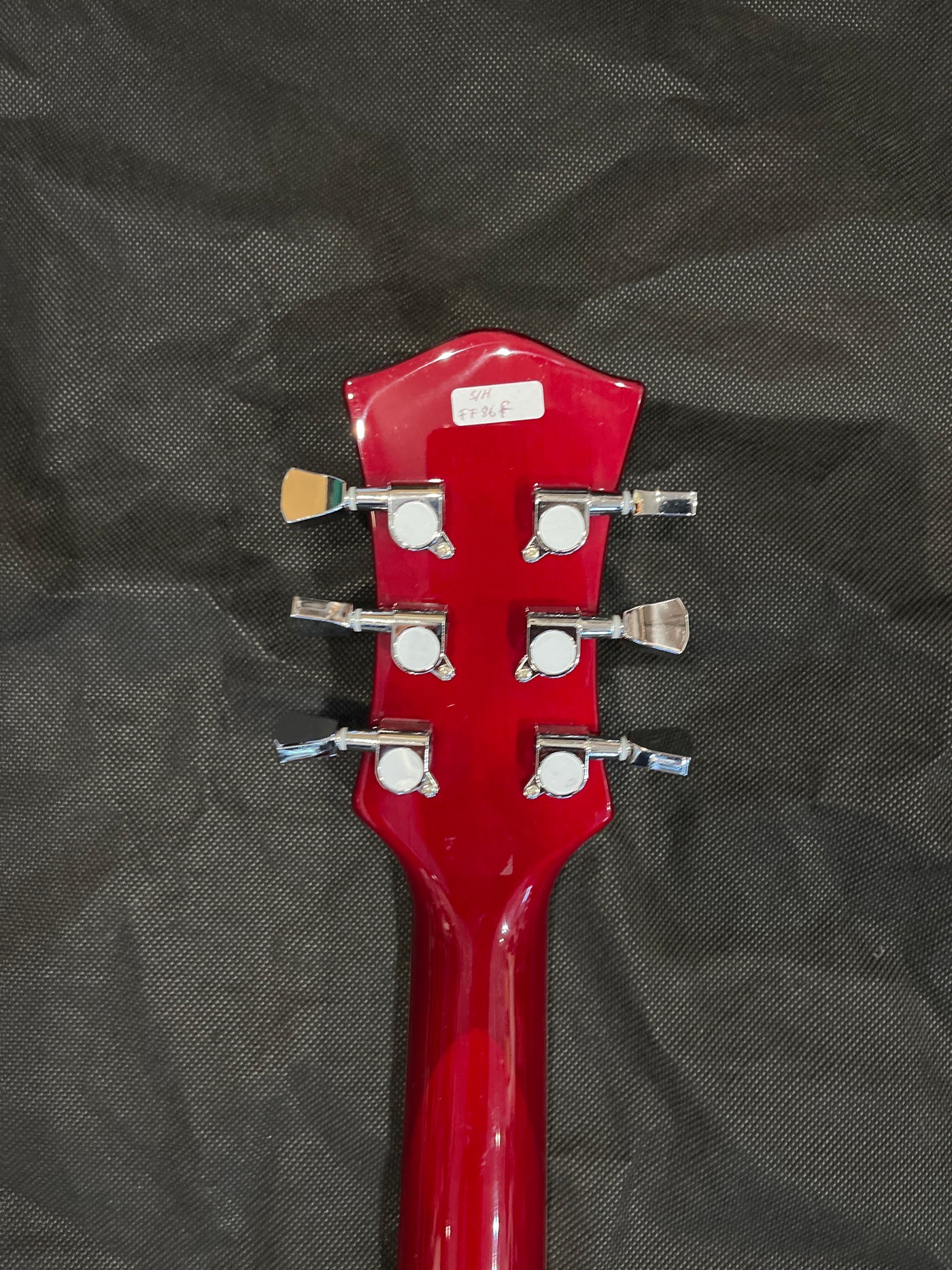 Semi-Acoustic Guitar, Red, Used - FF86F