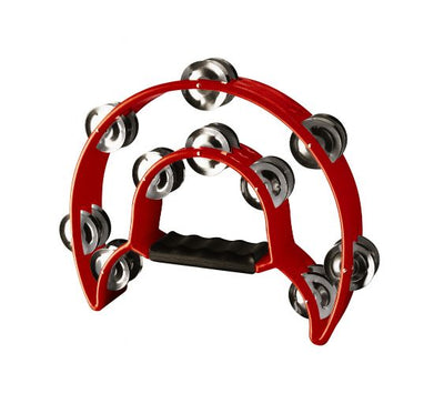 TAB-1 RD  Cutaway Tambourine 20 Jingles ,Red