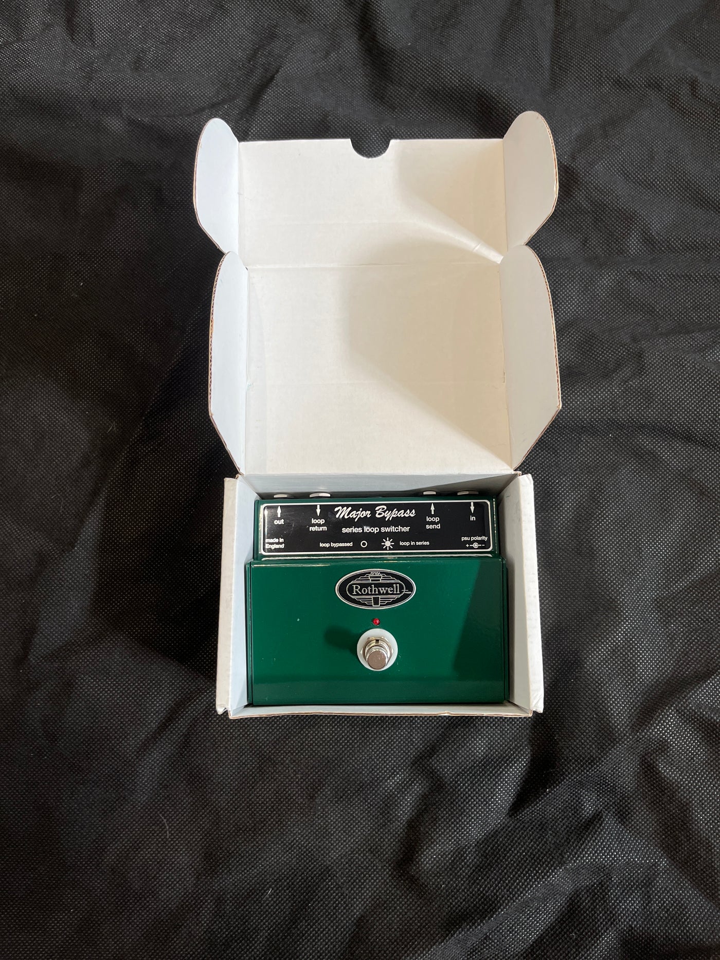 Major Bypass Pedal, Series Loop Switcher Used