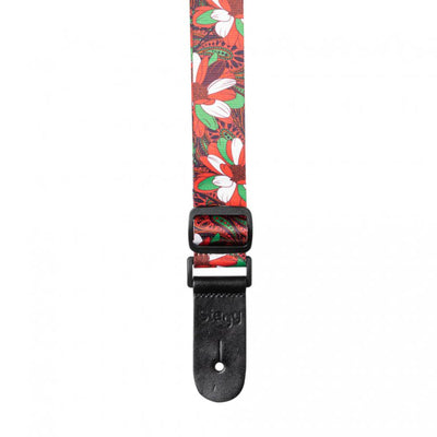 STE UKEFLOW BRW Ukulele Strap, Red