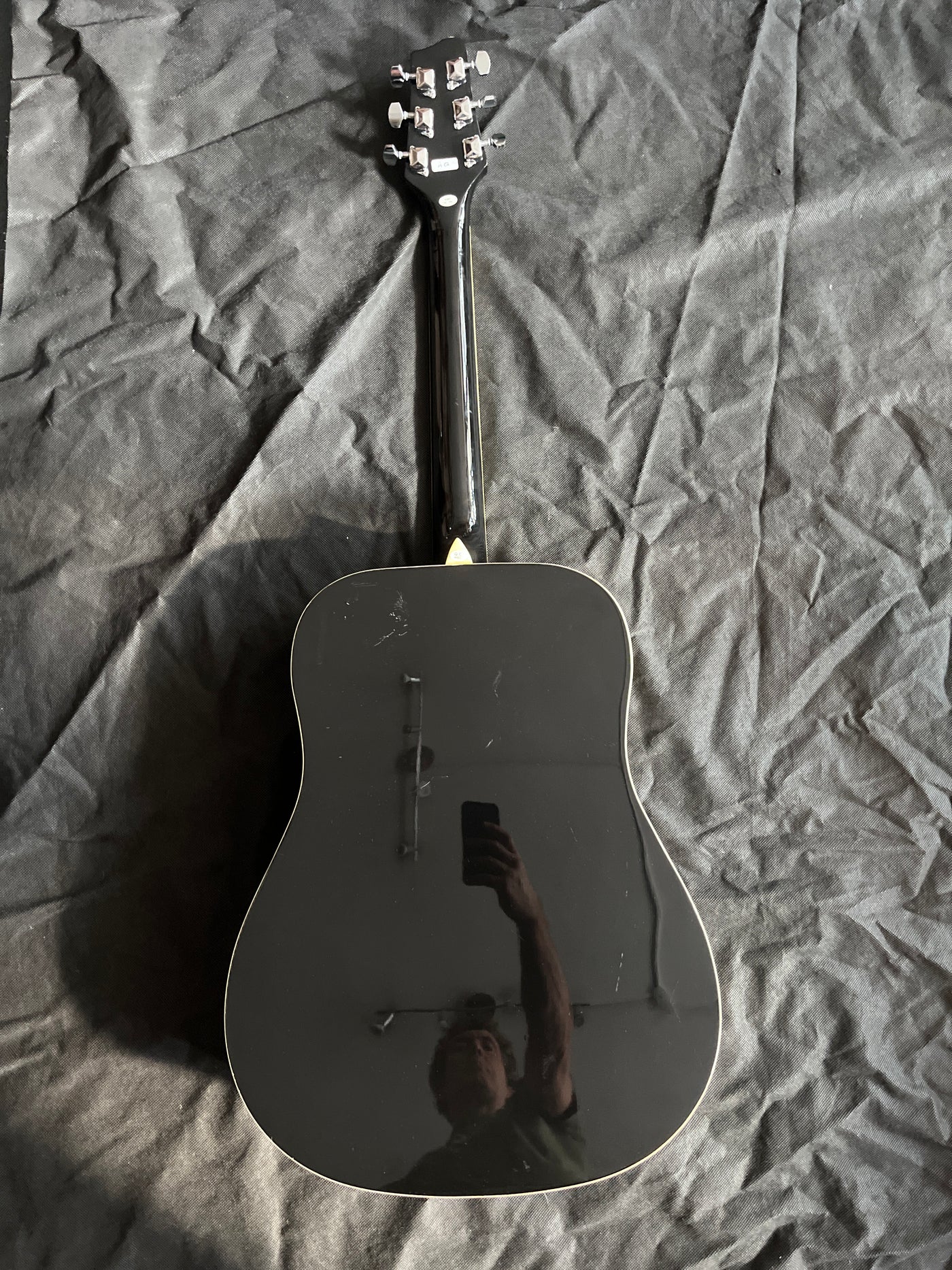 SW201 Acoustic Guitar, Black, Used