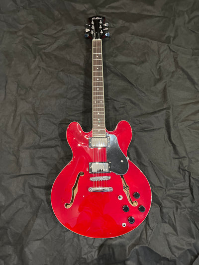 Semi-Acoustic Guitar, Red, Used - FF86F