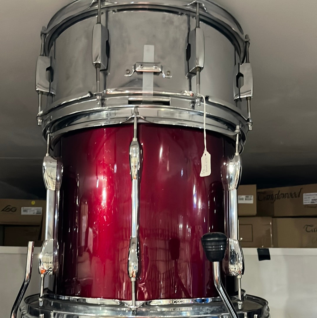 Export 22" Drum kit & hardware, Wine red,  Used - U68A