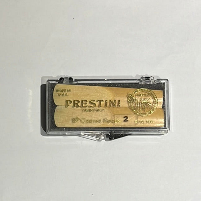 Prestini Bb Clarinet Reed 2 - 2 in Plastic case