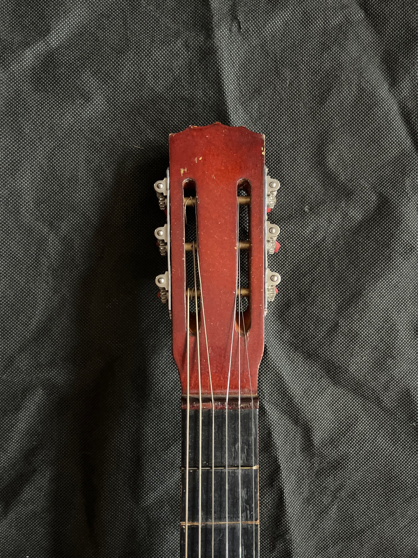 Vintage parlour guitar with faults