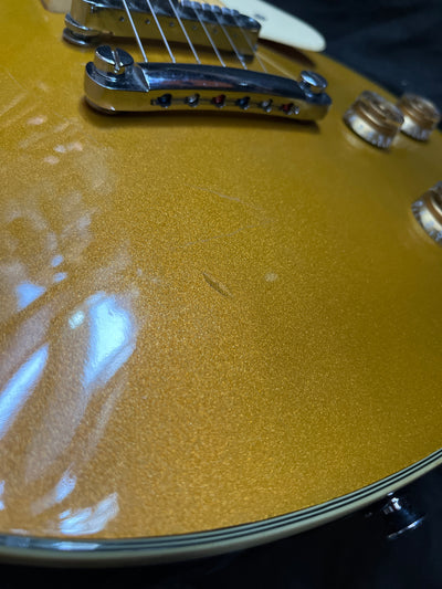 LP-Type Electric Guitar, Gold Top, Used - HH15A