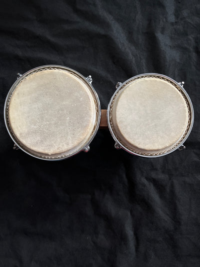 Bongo drum set, Two-tone, Used - GG25B