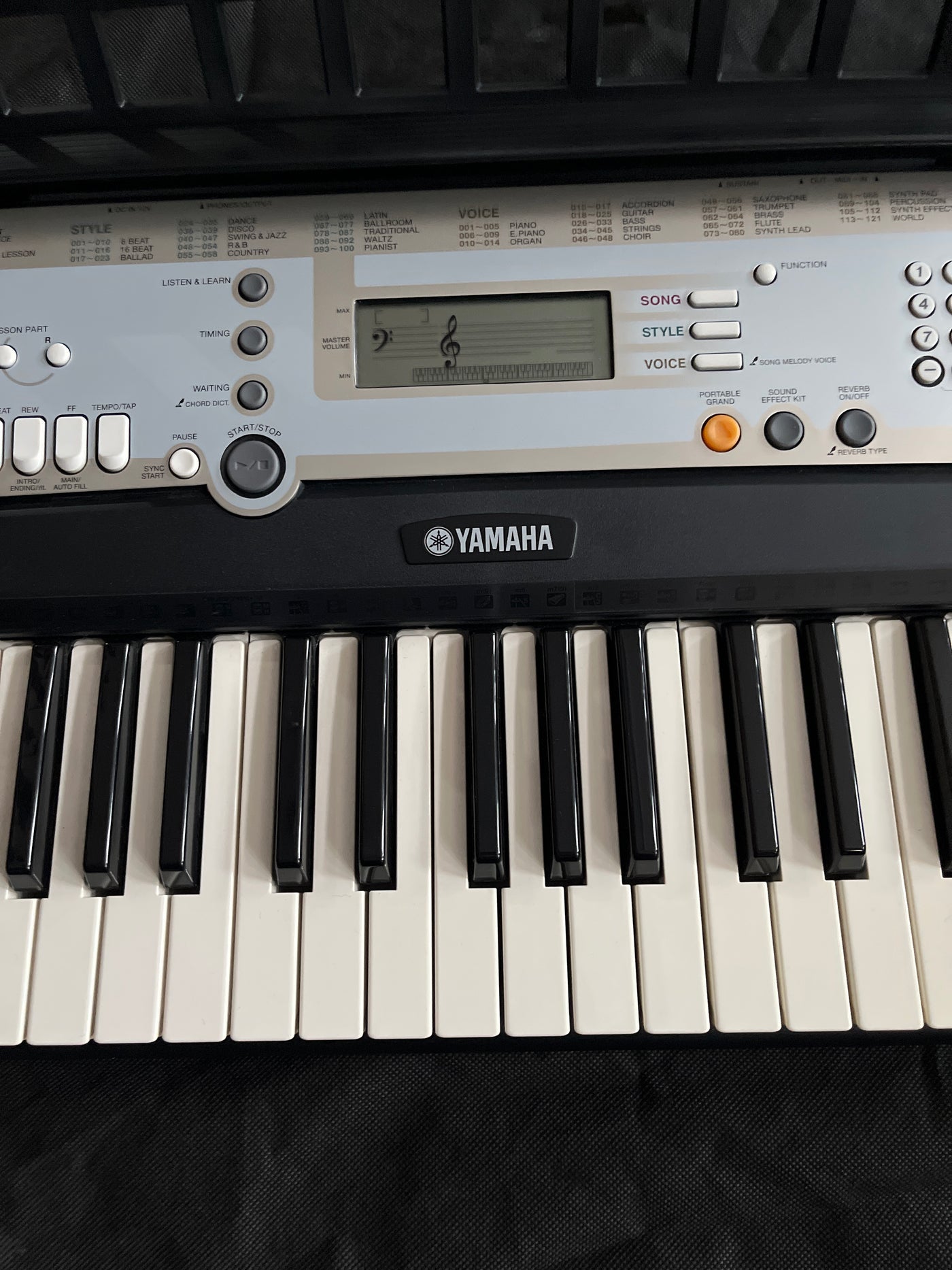 PSR-E203 Portable Keyboard, Used - HH01A