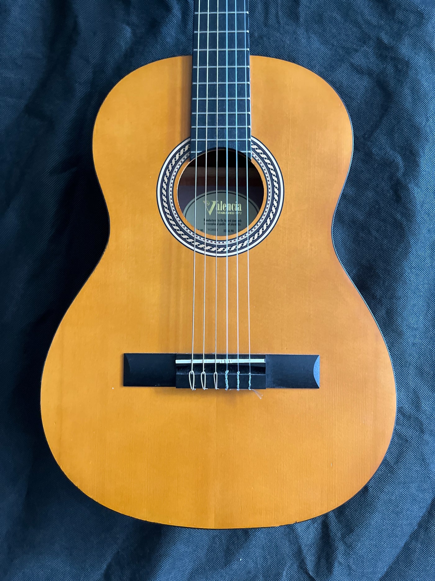 VC203NA Classical Guitar, Natural, 3/4 Size, Used - GG64D