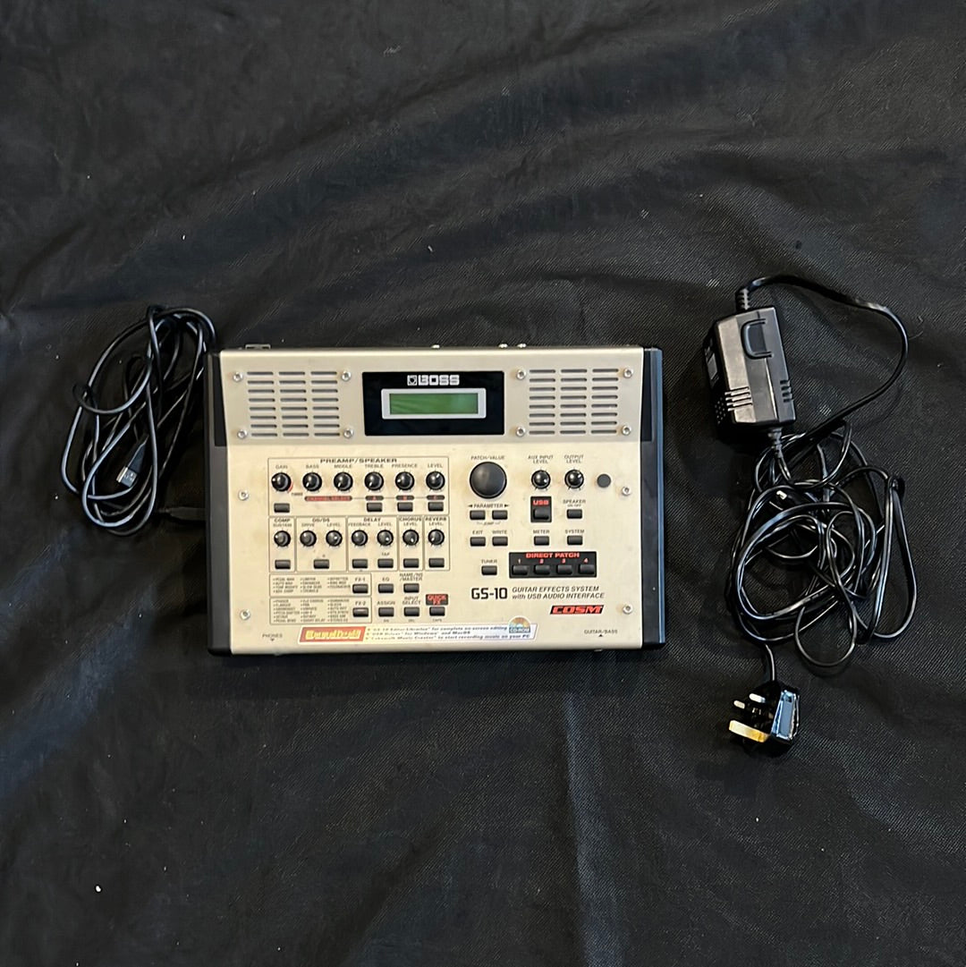 GS-10 Guitar Effects System with USB Audio Interface, Used - EE65B