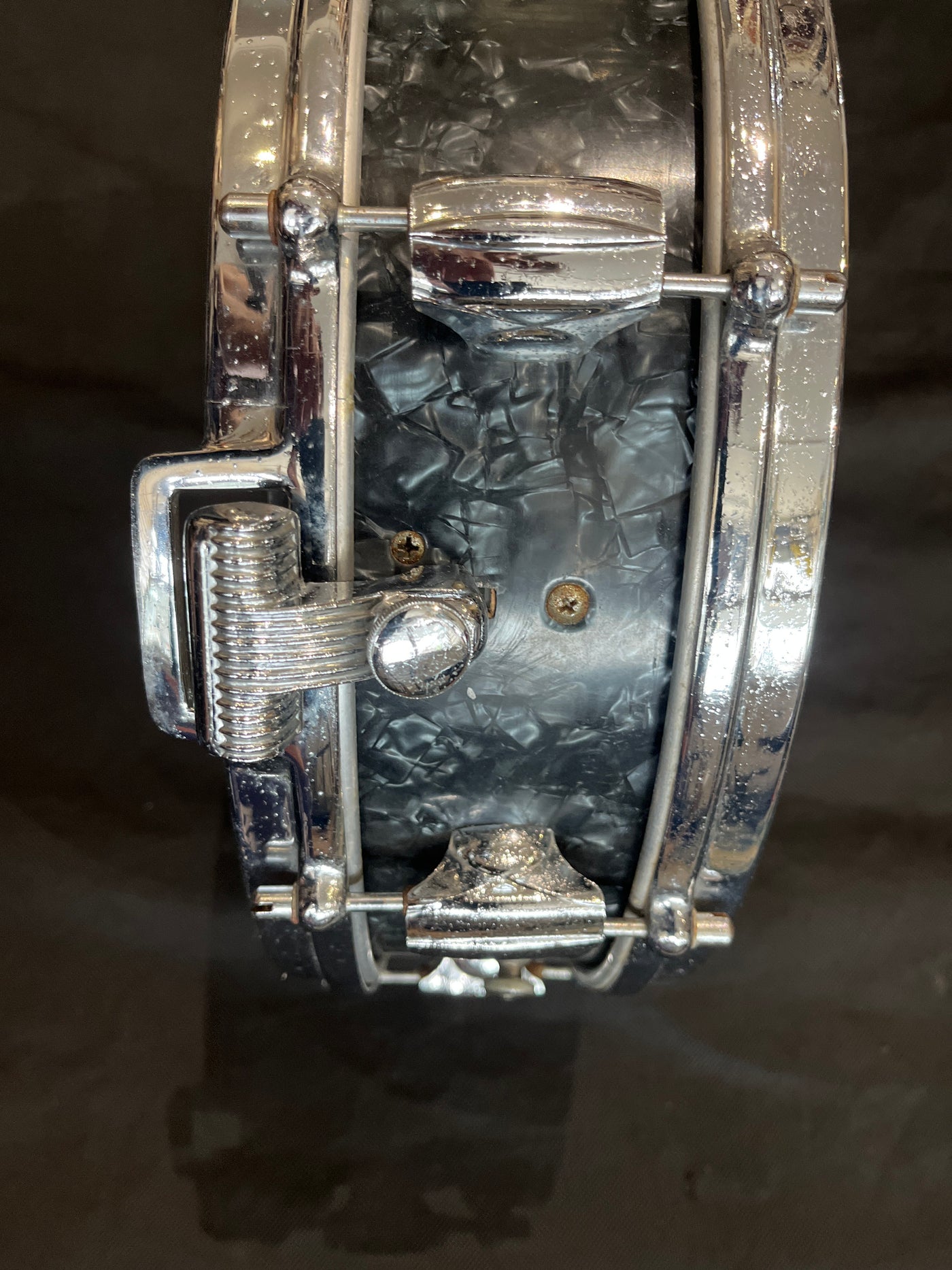 Royal Ace Snare Drum, Vintage 50s/ 60s, Black Diamond Pearl, Used