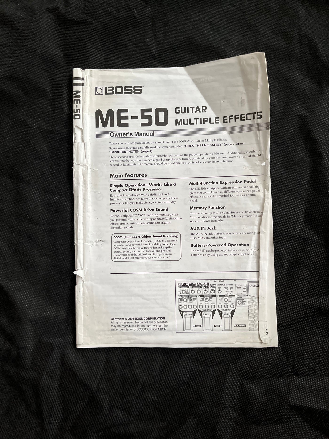 ME-50 Multi-effects, used - HH15B