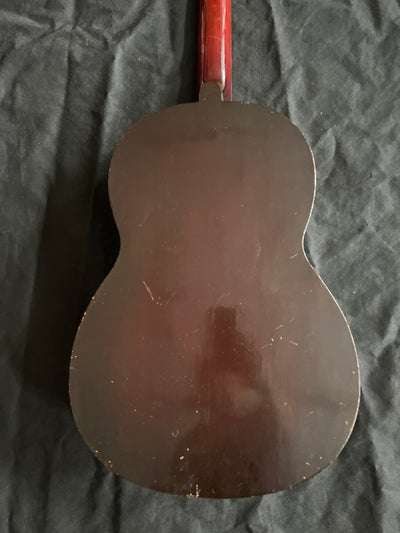 Vintage parlour guitar with faults