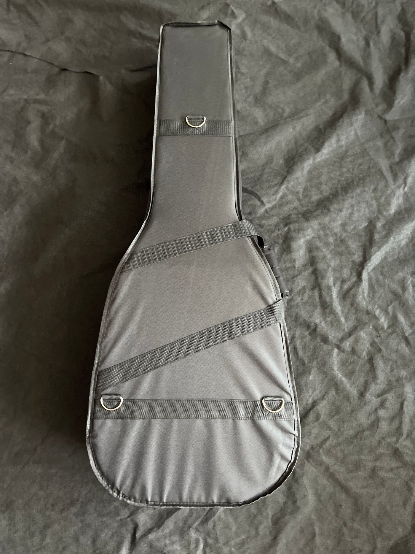 Deluxe Folk Size Black Foam Hard Case
