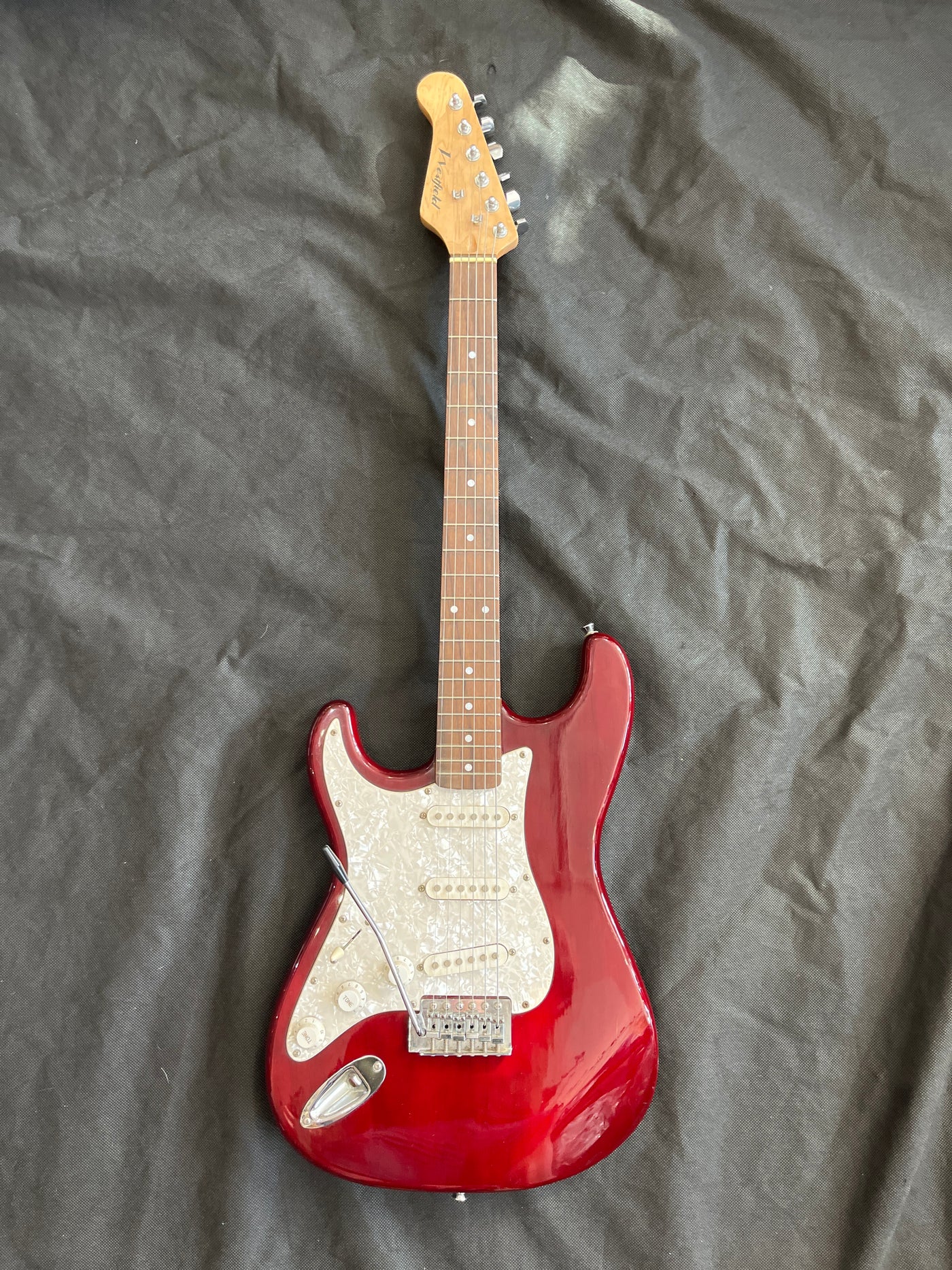 Electric ST type, Left handed, Wine Red, Used - FF36A