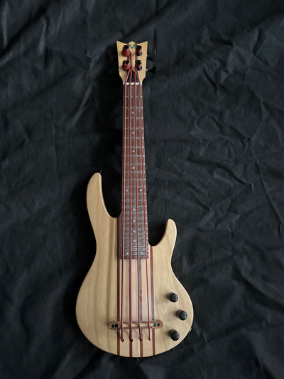 MEB1PRO Solid Body Electro U-Bass & Bag, Natural, Used - FF98D