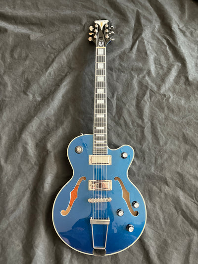 Uptown Kat ES Semi-acoustic, Blue, Used - GG53B