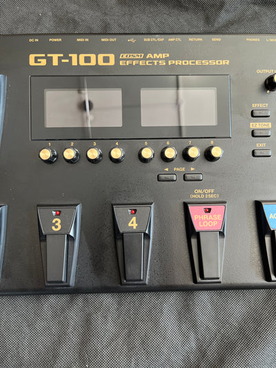 GT-100 Guitar Multi F/X Processor, COSM Modelling, Used - GG75F