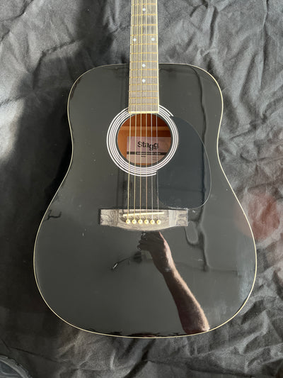 SW201 Acoustic Guitar, Black, Used