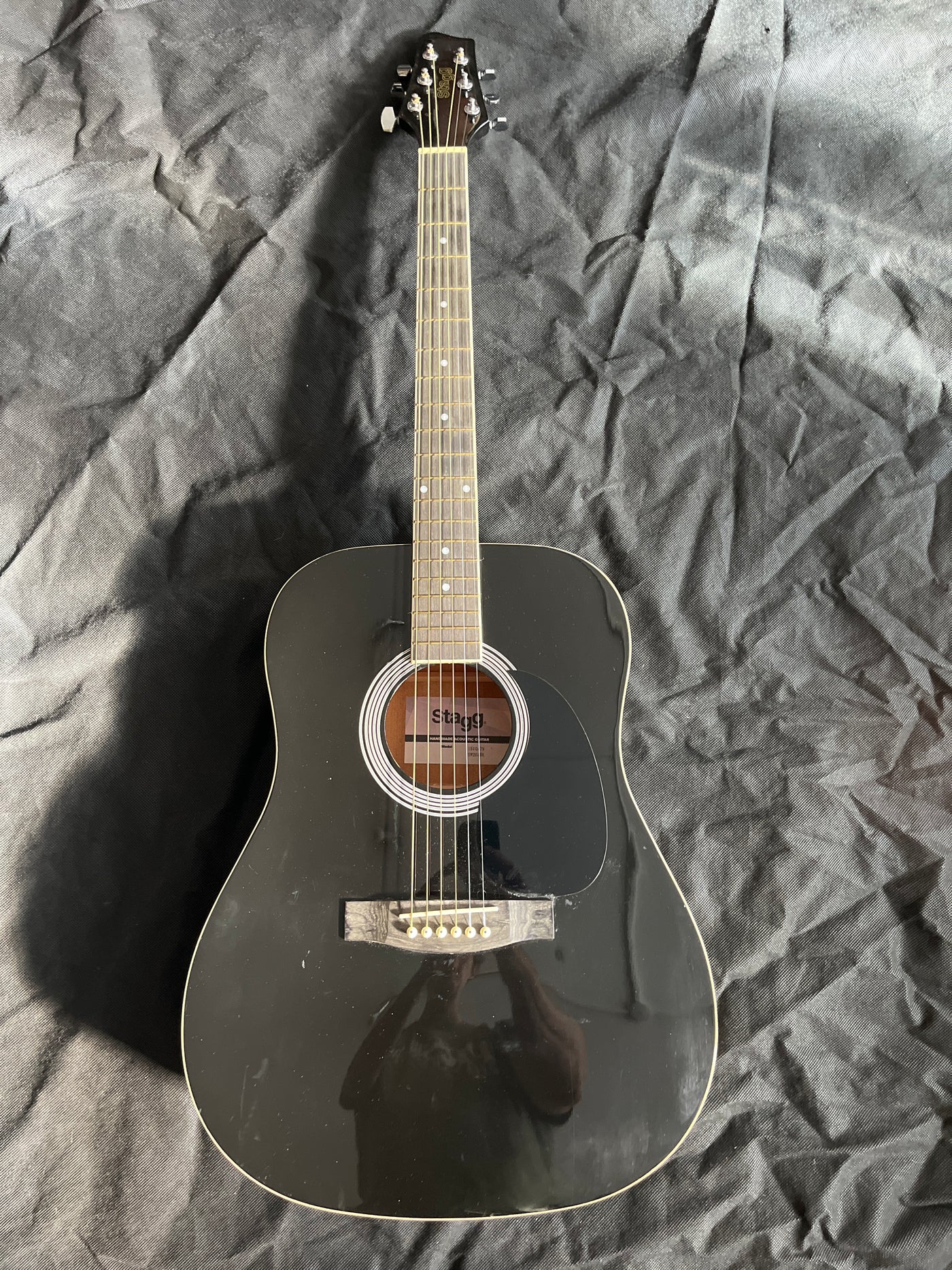 SW201 Acoustic Guitar, Black, Used