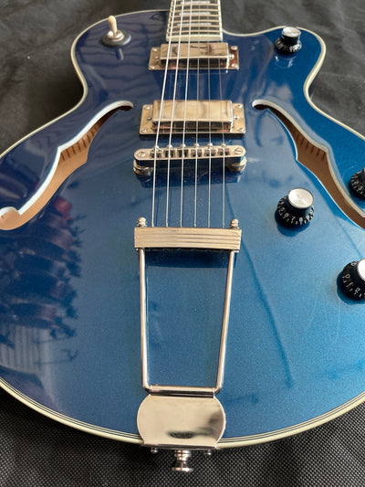 Uptown Kat ES Semi-acoustic, Blue, Used - GG53B