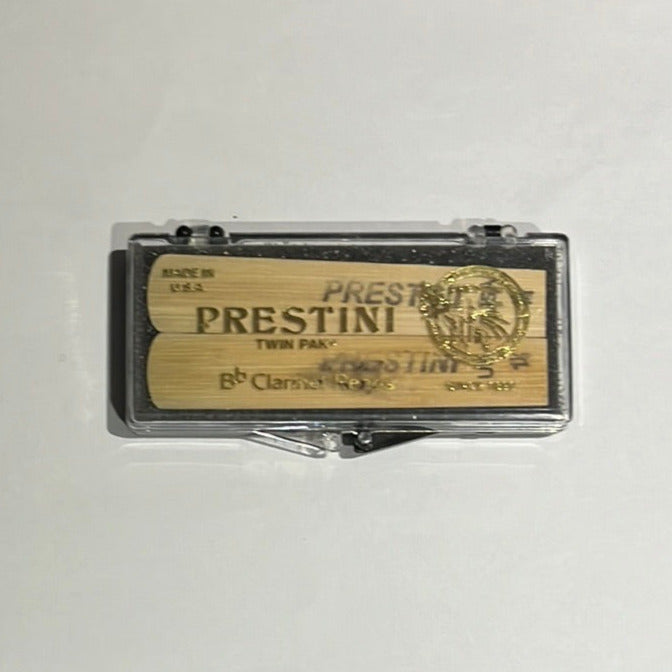 Prestini Bb Clarinet Reed 1.5 - 2 in Plastic case