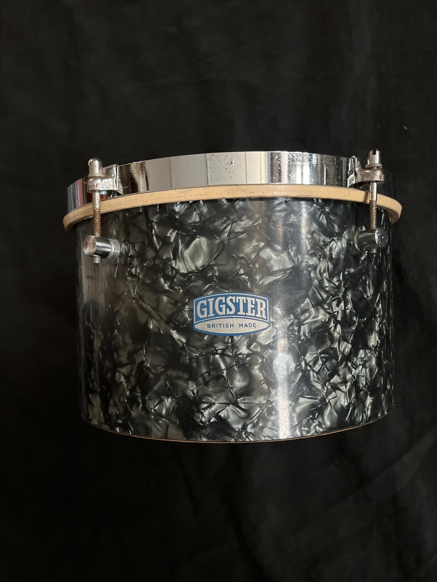 Tom tom Drum, Vintage 50s/ 60s, Black Diamond Pearl, Used