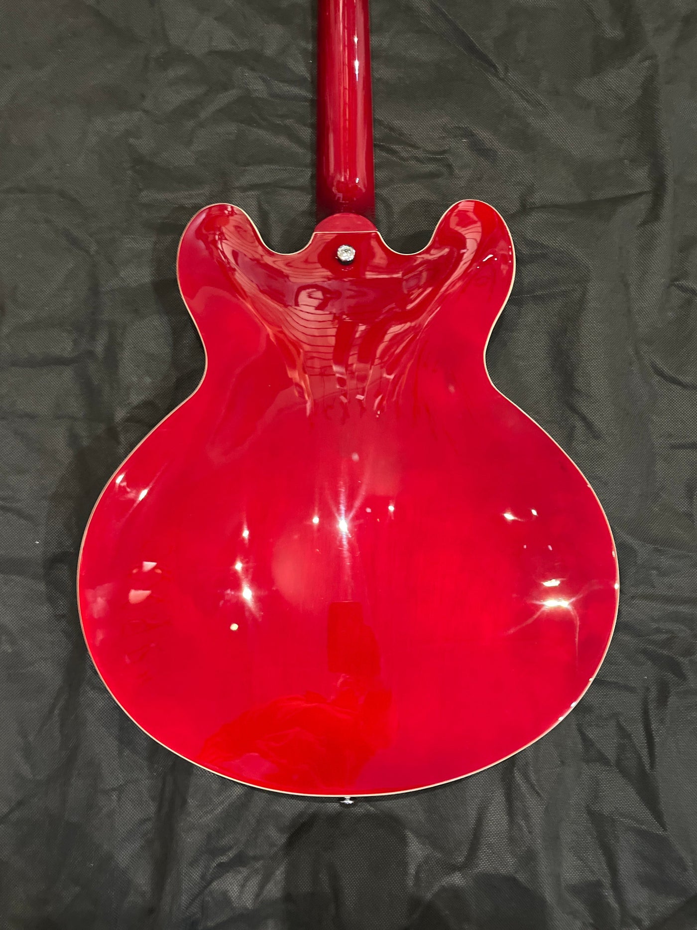 Semi-Acoustic Guitar, Red, Used - FF86F