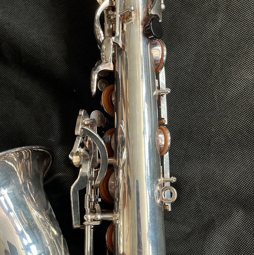 Emperor Silver Plate Tenor Sax, Used - S11B