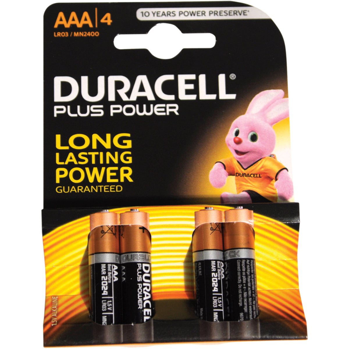 Plus Power 4 x AAA Batteries