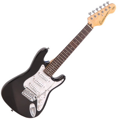 E375BLK 3/4 Size Electric Guitar, Gloss Black
