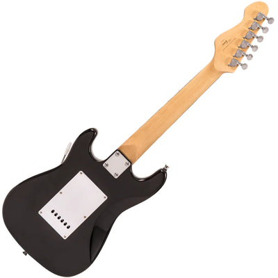 E375BLK 3/4 Size Electric Guitar, Gloss Black