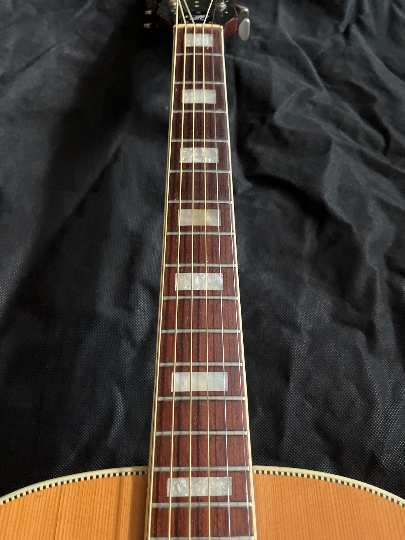 Vintage probably 60s Jumbo Acoustic Guitar, Made in Germany, Used