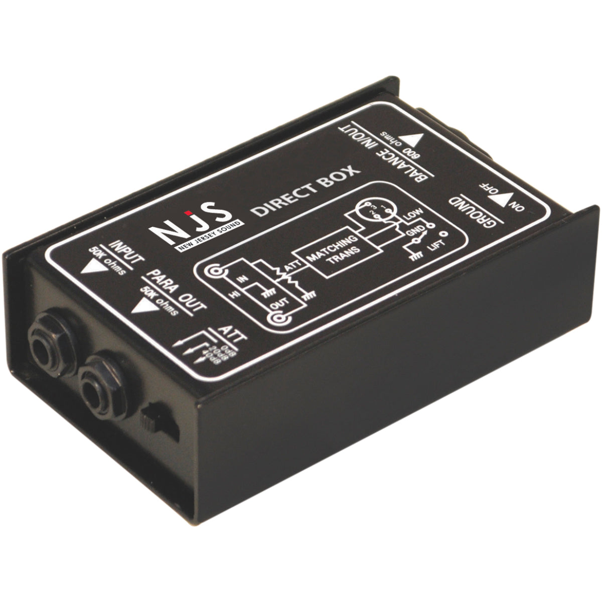 Black Direct Injection Box – The Sound Garden Music Shop