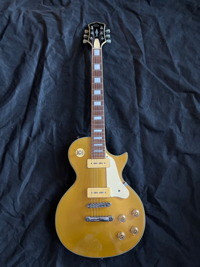 LP-Type Electric Guitar, Gold Top, Used - HH15A