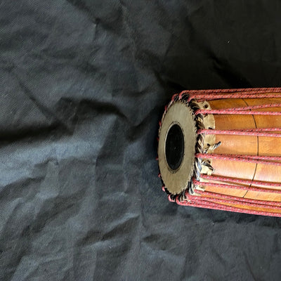 56cm Dholak Indian Drum & Bag, Used - AQ IDH2