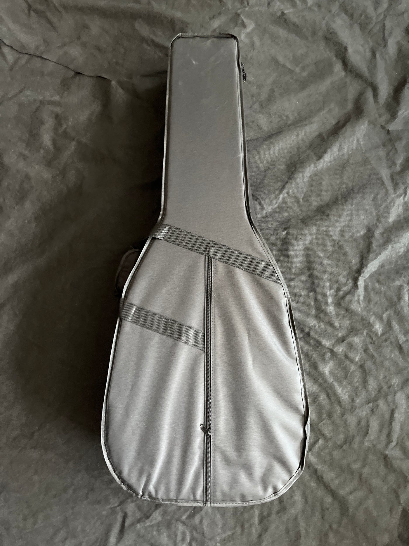 Deluxe Folk Size Black Foam Hard Case