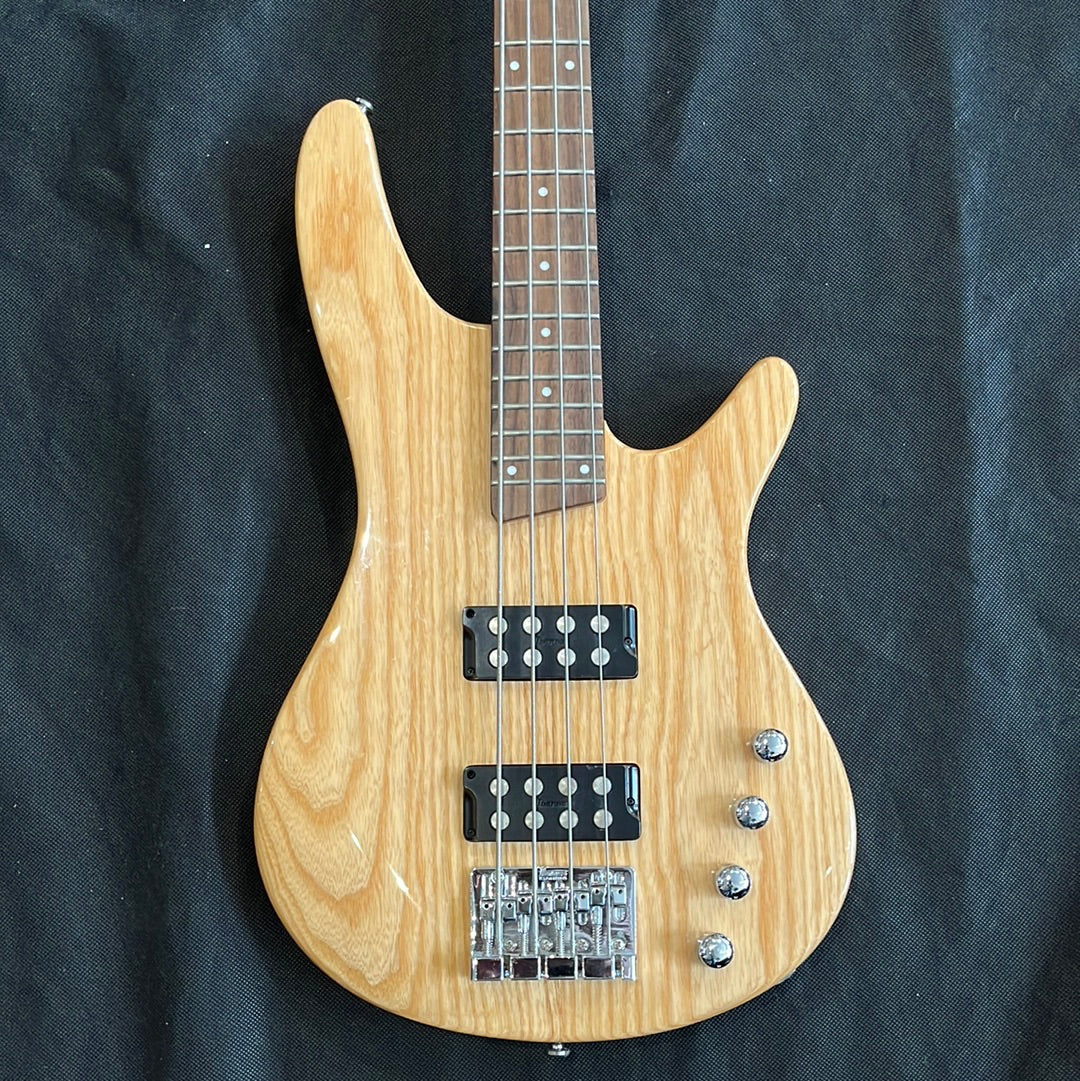 Soundgear SRX350 Active Electric Bass Guitar, Natural, Used - FF11A