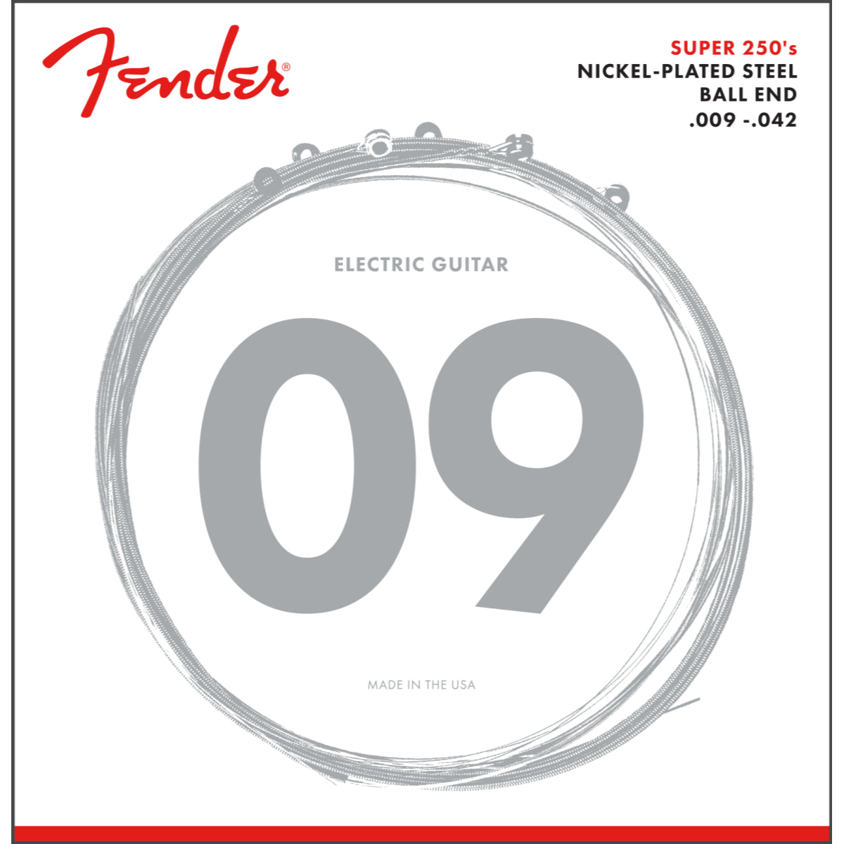250L NPS Ball End Electric Strings 9-42