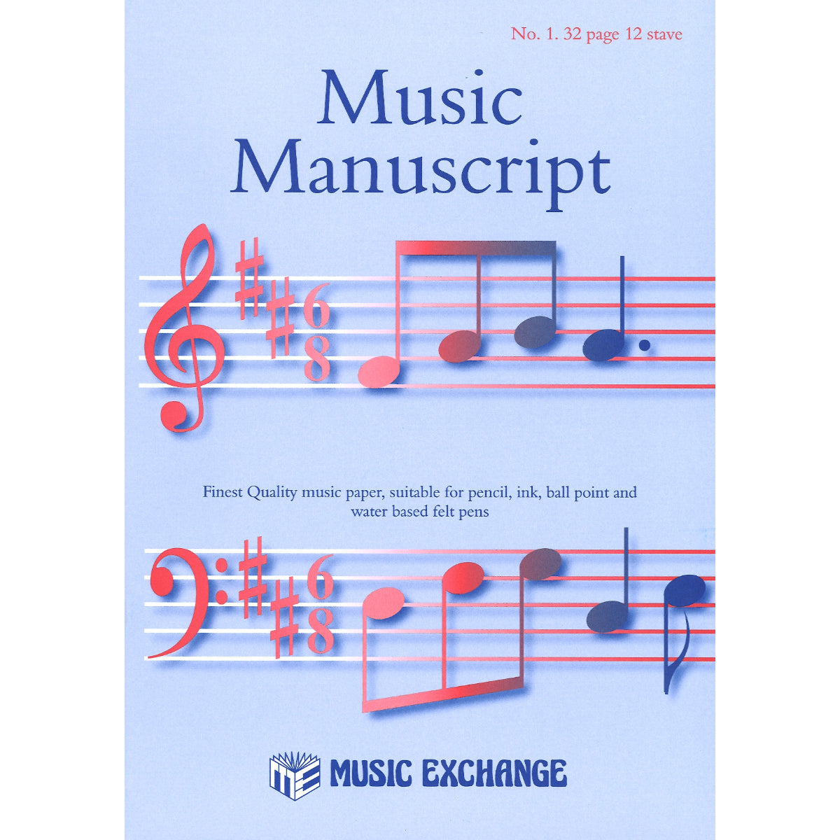 Music Manuscript No. 1 - 32 Page, 12 Stave