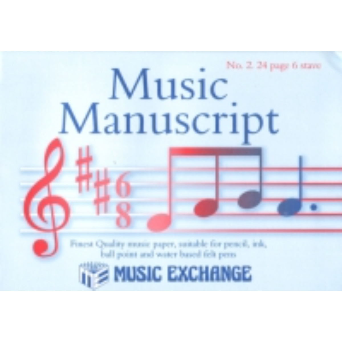Music Manuscript No. 2 - 24 Page, 6 Stave