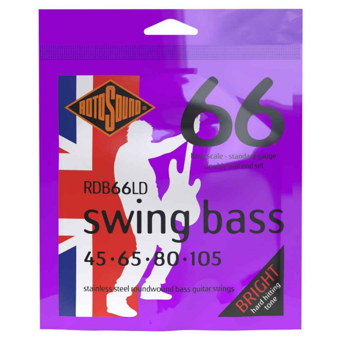 RDB66LD Swing Bass Stainless Steel Double ball end 45 65 80 105