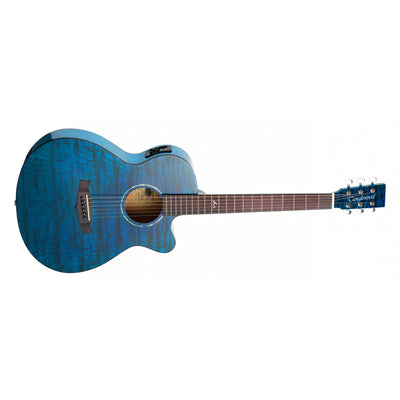 TA4-CE-BL Azure Super Folk Electro-Acoustic, Blue