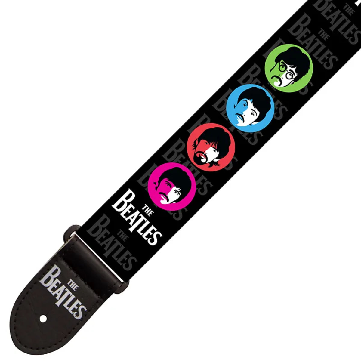 The Beatles Faces Guitar Strap